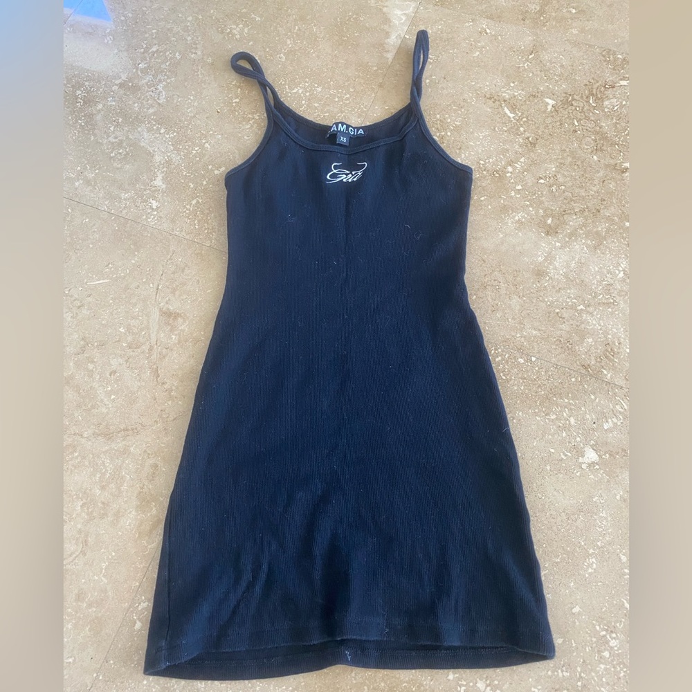 Iconic I am gia black minidress